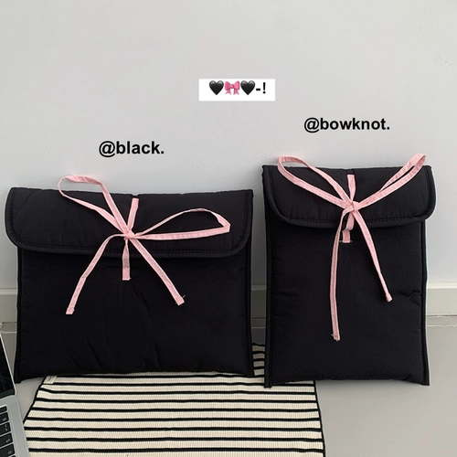 Apple, брендовый ноутбук с бантиком, сумка, планшетная сумка-органайзер, вкладыш, милый защитный чехол, Южная Корея, тренд сезона, macbook, 14 дюймов, 11 дюймов