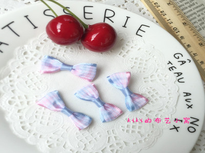 taobao agent Girls' heart color matching bow and auxiliary materials handmade DIY baby clothing clothing accessories