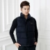 Bố mặc vest mùa đông dày XL xuống ấm vest cotton nam vest vest trung niên vest Áo vest cotton