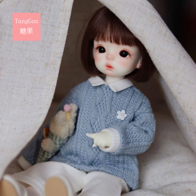 taobao agent Candy House BJD doll clothes 4 minutes, 5 points, 6 points, rabbit, bean bean fake two rough sweaters, six points, four -point set, free shipping