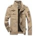 Mùa xuân mới Mỹ lực lượng đặc biệt thí điểm giản dị dụng cụ áo khoác thanh niên kích thước lớn quân phục áo khoác rửa bông Áo khoác
