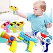 1-2-3 tuổi trẻ nhỏ chiếu súng điện âm thanh và ánh sáng cậu bé nhựa kháng rơi trẻ em cảnh sát bé đồ chơi súng