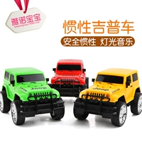 Quán tính nhạc trẻ em mô hình cảnh sát xe bé trai câu đố trẻ em xe off-road xe kỹ thuật xe đồ chơi xe - Đồ chơi điều khiển từ xa đồ chơi bằng gỗ