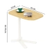 ban tra dien Đơn giản có thể nâng lên ghế sofa phòng khách bàn phụ phòng ngủ bàn đầu giường ban công di động bằng gỗ hình chữ C chiều cao bàn cà phê nhỏ bàn trà thông minh kết hợp bàn ăn bàn trà kính Bàn trà
