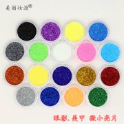 Neo trang điểm mắt sáng lấp lánh phấn mắt Tiny sequin trẻ em giai đoạn cao bóng hồng lấp lánh sequin lấp lánh - Bóng mắt