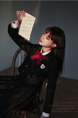 taobao agent Walnut JK【Black Snow Ji】Original JK uniform lady, laid -clothing milk skirt shirt, suit jacket suit