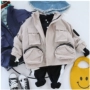 Quần áo trẻ em Magic West mùa thu mới cho bé trai áo khoác dụng cụ lỏng lẻo 2019 Phiên bản Hàn Quốc bình thường của nước ngoài Joker - Áo khoác áo phao trẻ em mùa đông