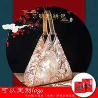 Китайская этническая вышивка, маленькая сумка клатч, из парчи, этнический стиль, с вышивкой, китайский стиль