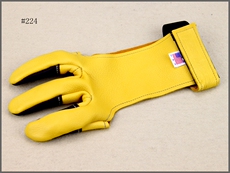 Боу 美国进口 黑寡妇手套224鹿皮三指手套 射箭手套 美猎弓箭