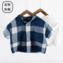 Áo sơ mi nam tay ngắn 2019 Mới hè trẻ em Áo sơ mi Hàn Quốc Trẻ em mặc Cotton và Baby Baby Ocean Tops - Áo sơ mi xu hướng quần áo trẻ em 2021