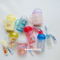 Японская портативная зубная паста, зубная щетка, комплект для путешествий