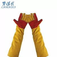 Сварные перчатки для страхования труда плюс 60 см сварки сварки высокой температуры -устойчивый износ -устойчивый