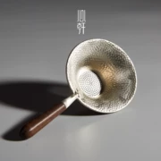 Xinxuan tin rò rỉ trà thủ công bộ lọc trà Kung Fu phụ kiện trà đạo gỗ hồng mộc mun bên lọc trà - Trà sứ