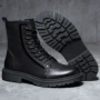 Giày boot nam mới trong phiên bản Hàn Quốc của xu hướng giày cao cổ nam giúp giày nam cotton đa năng [cửa hàng vua nhện Nhật Bản và Thái Lan] bốt nam cổ ngắn