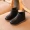 Giày nam mùa đông 2018 mới cho bé trai Martin boot phiên bản Hàn Quốc cộng với giày nhung dày cho bé gái túi đeo tay thể thao