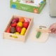 Trái cây và rau quả một cách trung thực thật Lê Toy Velcro chàng trai phù hợp và trẻ em gái nhà chơi đồ chơi nhà bếp cắt 1 năm