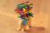 Miễn phí vận chuyển ở Đức thanh màu chùm cân bằng cha mẹ của trẻ em thực hành cha mẹ và con đồ chơi con voi puzzle game chùm cân bằng Đồ chơi bằng gỗ