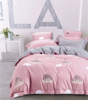 Pima danh tiếng đến một màu sắc mới nó! Năm mới - mới là một gia đình bốn hoạt động giường cotton in chống tĩnh - Bộ đồ giường bốn mảnh bộ chăn ga gối đệm cưới đẹp