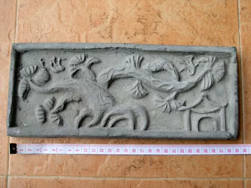 Коллекция Brick Eagle 1612a1-Frontier Folk завершили благоприятные картинки зеленый кирпич, закрывающаяся терраса