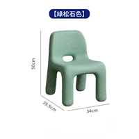 Детский стул зеленого камня