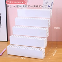 5 слоев белого с отверстием рамы ручки