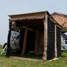 Автомобиль счет сторону 露营帐篷户外小房子带灯加厚车边侧帐天幕防雨风大牛津汽车侧边篷