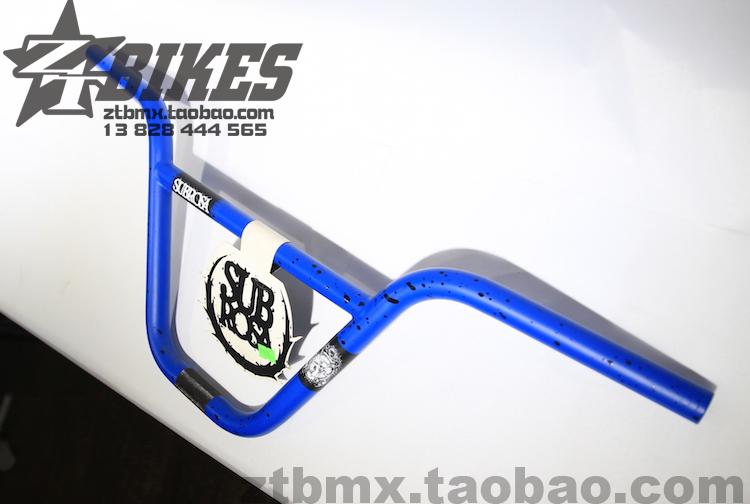 blue bmx handlebars