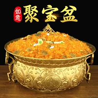 Niuju Shan Pure Copper Два дракона сокровища сокровища Caisai Cai Cai Cai Fortune Компания Открытие подарочного офиса