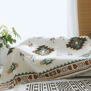 Địa Trung Hải sofa phong cách châu Âu chăn dệt kim chăn bông thảm thảm trang trí sofa trượt đầy bụi che nắp bảo vệ - Bảo vệ bụi