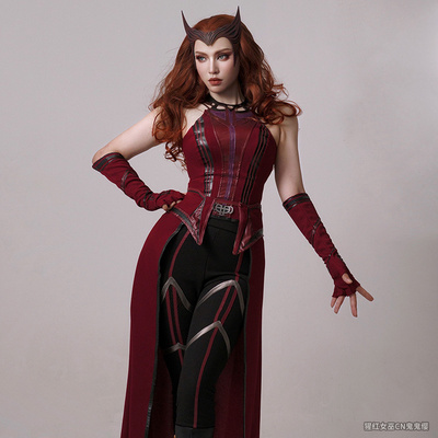taobao agent Spot Marvel Wanda Phantom Vision Coster Witch COS clothing scarlet witch cosplay same clothes conjusational clothes