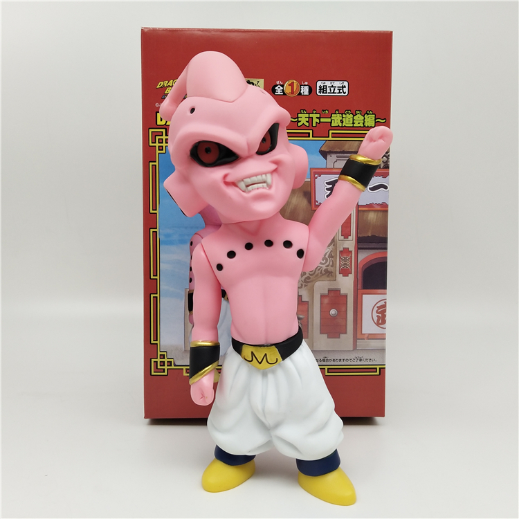 Small Box 20Cmfree shipping Dragon Ball DRAGONBALL Super giant large pvc  Buu  vehicle Ornaments Cat paste Z The devil Toys gift