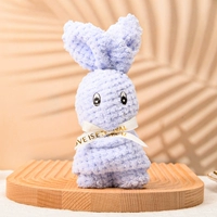 Синий кролик, полотенце, 30×30см