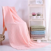 thảm dệt tay ins đơn giản rắn màu đan chăn điều hòa không khí chăn mền thường sofa văn phòng chăn che chăn - Ném / Chăn