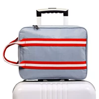 Túi hành lý xách tay nữ nhẹ túi du lịch túi lưu trữ túi xách công suất lớn khoảng cách ngắn Phiên bản Hàn Quốc của một vai có thể được đặt trường hợp xe đẩy vali mia khuyến mãi