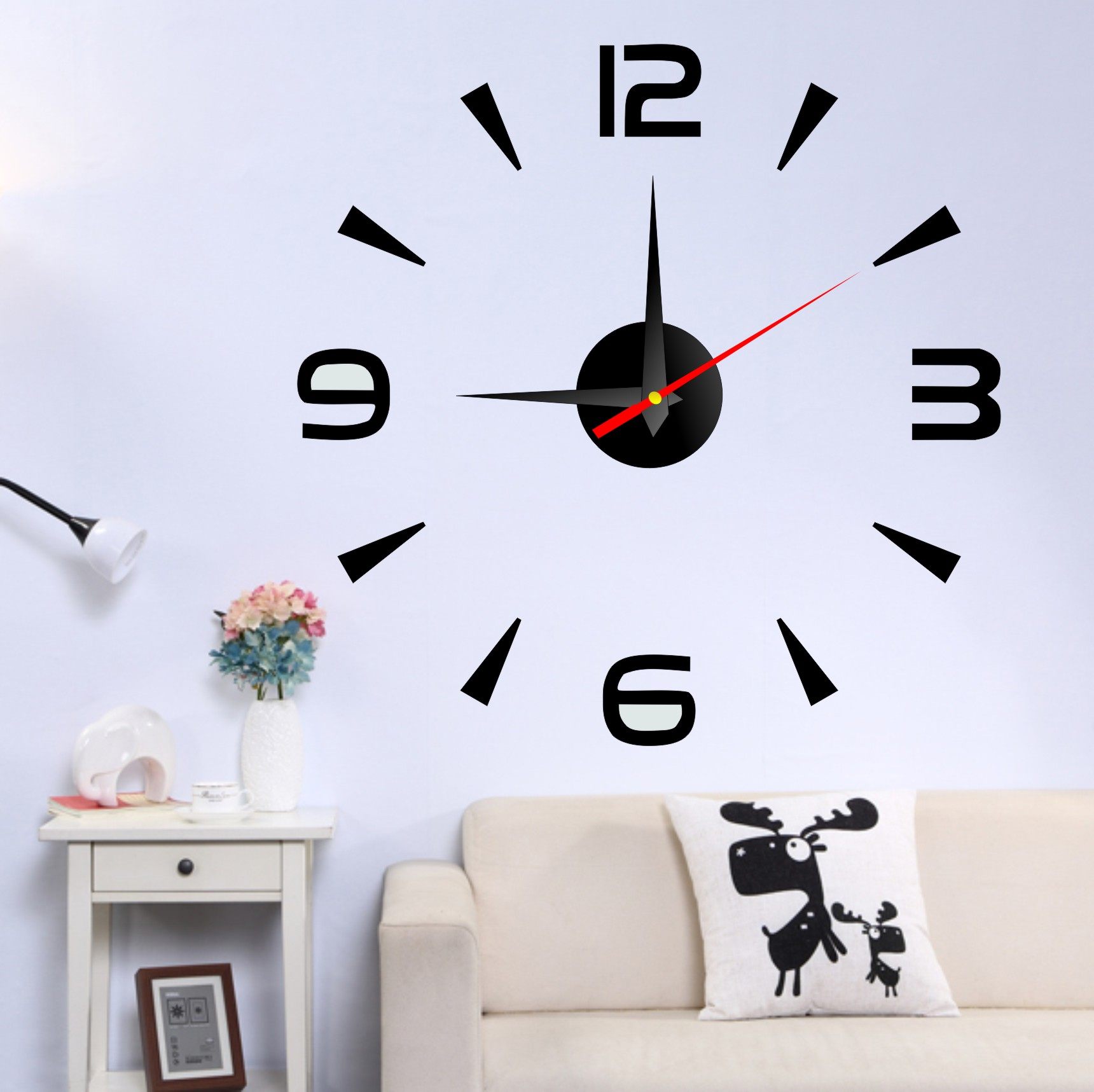 Настенные часы DIY Next Second в европейском стиле