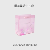 Подарочный пакет Sakura Disc Language среднего размера 21*10*22см