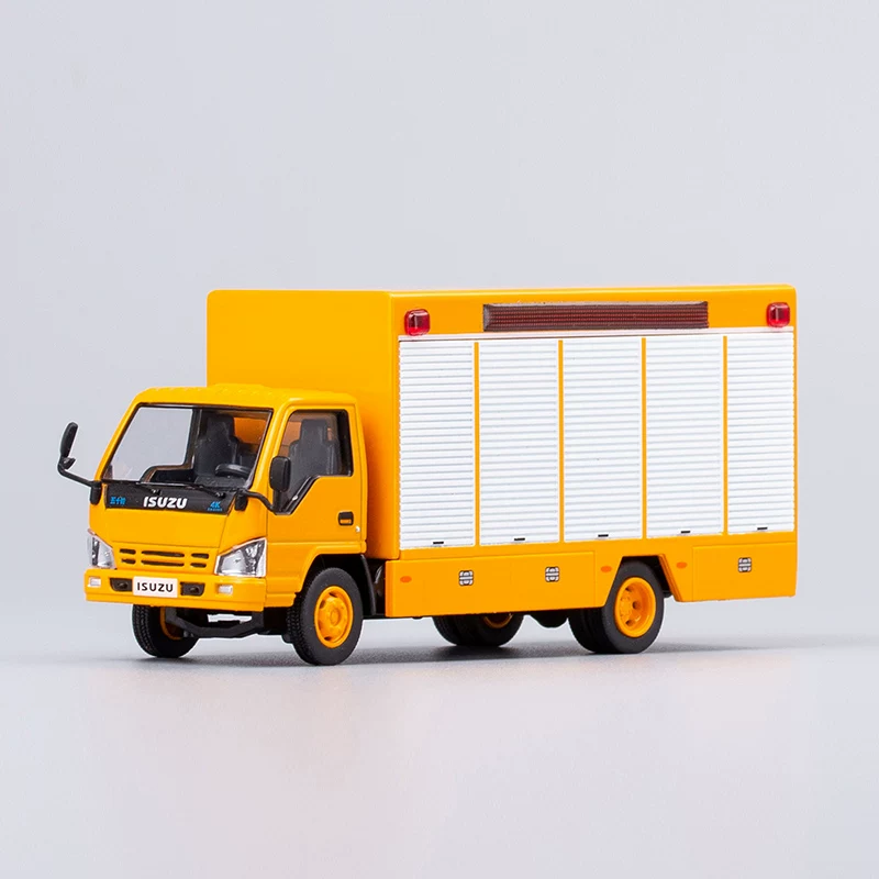 GCD 1:64 пятидесят п Bell Исузу инженерия Пожарный Дракон Чистый транспорт Модель из сплава