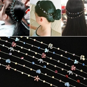 Hàn Quốc rhinestone công chúa vương miện trang sức đầu cô gái nhỏ chuỗi trán trẻ em chuỗi tóc phụ kiện tóc cô gái chuỗi tóc