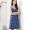 Top 呱呱 thương hiệu hàng đầu ngắn tay cửa hàng váy ngủ nữ cotton mùa hè dễ thương 100% cotton có thể mặc đồ ngủ sọc rộng - Đêm đầm