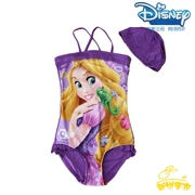 Bộ đồ bơi trẻ em Disney Đồ bơi Rapunzel Cô gái áo tắm Xiêm 78180 - Đồ bơi trẻ em
