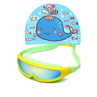 Mũ bơi cho trẻ em Kính râm dễ thương bé trai bé gái thoải mái in mũ bơi thiết bị học tập - Mũ bơi nón bơi arena