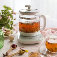 Медведь здоровье горшок с полным утолщающим стеклянным чаем приготовление чая Мира Офис Офис Цветочный чай горячая электрическая горячая вода 1,5 литры