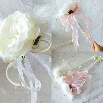 taobao agent Handheld magic wand, Lolita style, roses