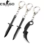 CSGO Counter Strike Karambit Game M9 Dao Csgo Chân dao Hợp kim Model Keychain - Game Nhân vật liên quan