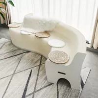 Mười tám giấy gác hình biến dạng cơ quan sofa kraft ghế gấp cá tính thiết kế nội thất sáng tạo - Đồ nội thất thiết kế ghế băng gỗ
