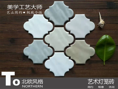 Nordic Simple Ceramics Lantern Glaze Plaze плит