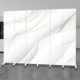 Màn hình tùy chỉnh 
            vách ngăn phòng khách phòng ngủ bức tường chắn hiện đại đơn giản rèm chắn hiện đại màu trắng văn phòng có thể gập lại ròng rọc di động