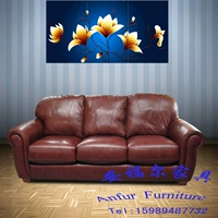 Sofa phòng khách căn hộ nhỏ đôi sofa ba người thời trang đơn giản phòng khách Anfuer xưởng sản xuất đồ nội thất trực tiếp - Nội thất khách sạn kệ tivi bằng gỗ
