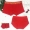 Những người yêu thích đồ lót nam và nữ đồ lót đã thiết lập màu đỏ 2018 mẫu đôi cotton mới trong năm nay của quần eo giữa quan chip 
