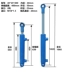 đồng tốc 2 xi lanh thủy lực Xi lanh thủy lực hai chiều nâng máy chia củi nhỏ Xi lanh thủy lực 1 tấn 2 tấn dầu thủy lực phụ kiện thủy lực hàng đầu xi lanh thủy lực mini 2 chiều Xy lanh thủy lực